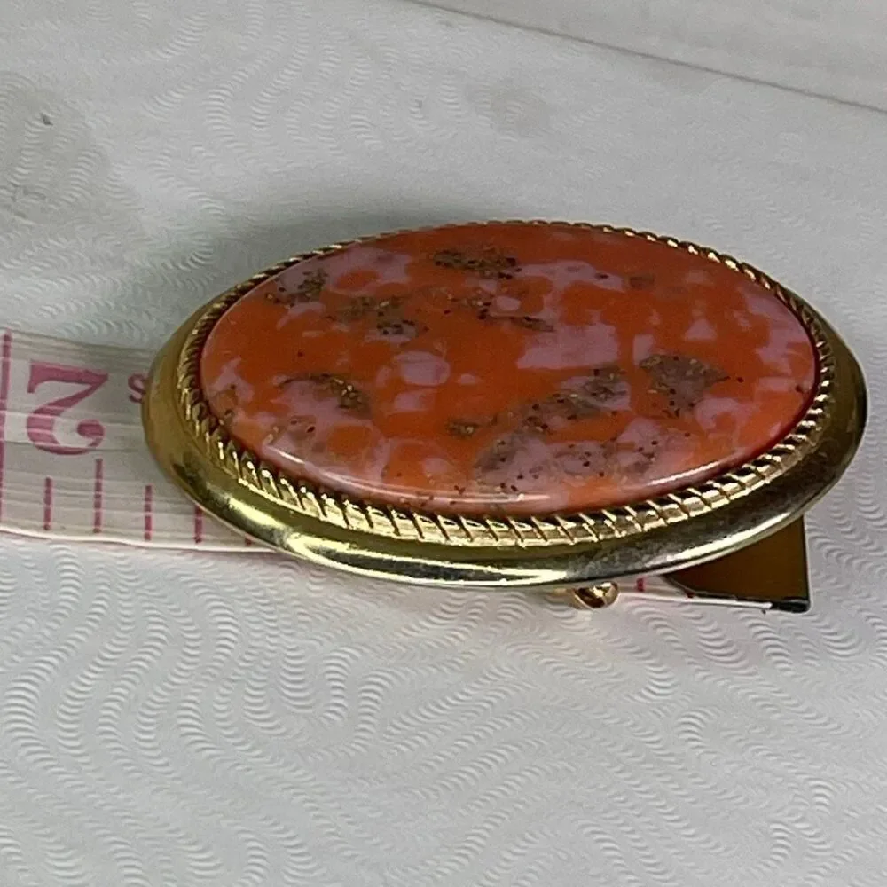 Vintage 1974 Sarah Coventry coraline brooch  pendant in original box